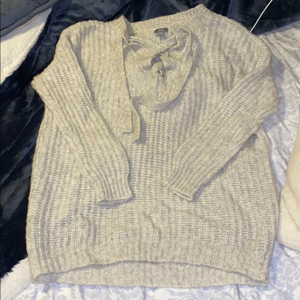 Light grey Aerie sweater